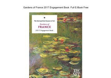  Gardens of France 2017 