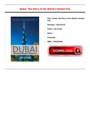 Review Dubai  The Story of the Worlds Fastest City Latest Collection