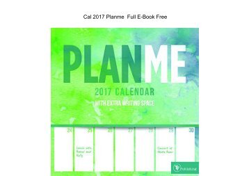  Cal 2017 Planme  Full EBook 