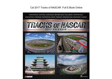  Cal 2017 Tracks of NASCAR  