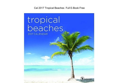  Cal 2017 Tropical Beaches  