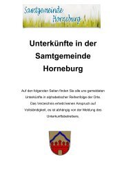 Horneburg 1 - Samtgemeinde Horneburg