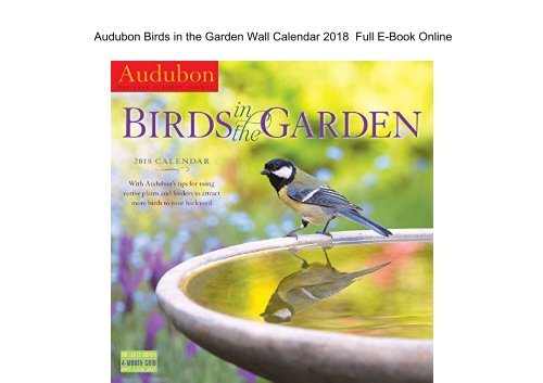  Audubon Birds in the Garden 