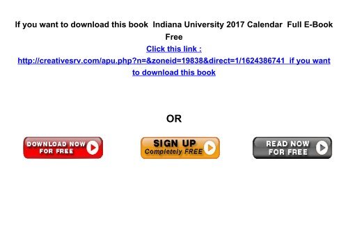  Indiana University 2017 