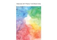  Watercolor 2017 Planner  