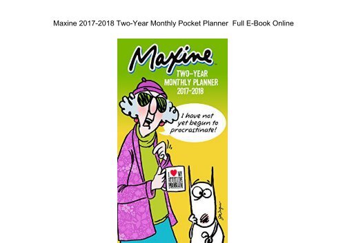  Maxine 20172018 TwoYear 