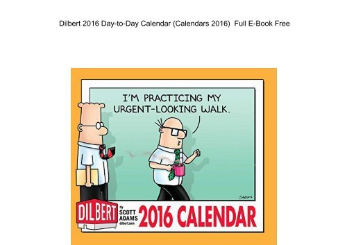 Dilbert 2016 DaytoDay