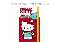  Hello Kitty 2year Monthly 