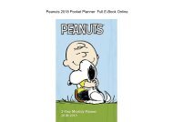  Peanuts 2018 Pocket 