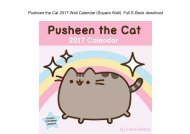  Pusheen the Cat 2017 Wall 