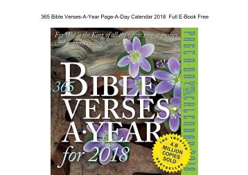  365 Bible VersesAYear 