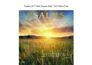  Psalms 2017 Wall Square 