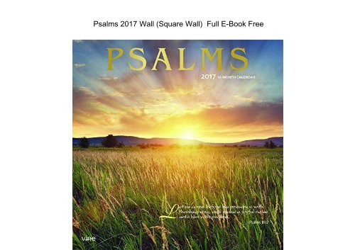  Psalms 2017 Wall Square 