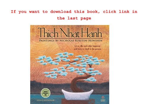  Thich Nhat Hanh 2014 Mini 