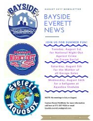 August 2017 Bayside Everett News