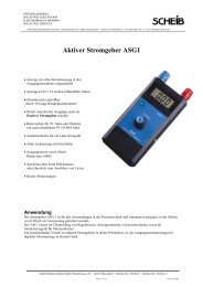 Aktiver Stromgeber ASG1 - Scheib Elektrotechnik GmbH