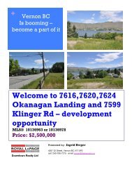 Brochure Okanagan Landing development property