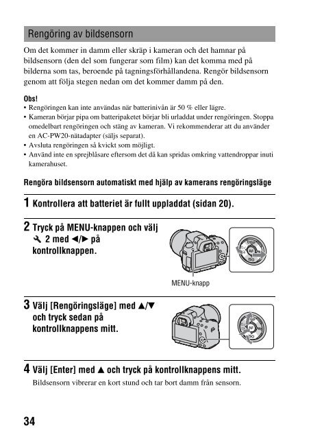 Sony SLT-A55VL - SLT-A55VL Istruzioni per l'uso Svedese