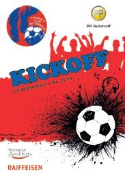 KICKOFF Vereinsheft Nr. 2/16