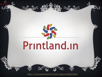 Paperweights - Buy Custom Paper weights Online with Name and Photo Printed in India – PrintLand.in