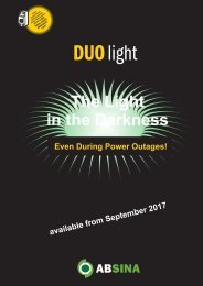 Absina Catalogue Duo Light 2017 english version