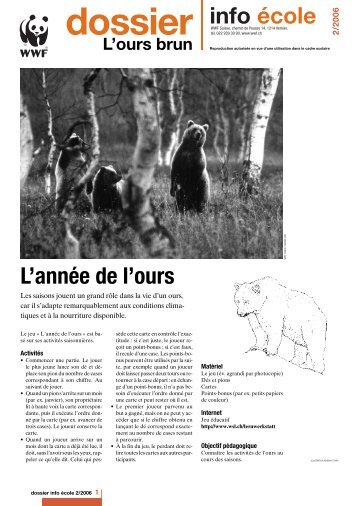 Dossier L'ours brun