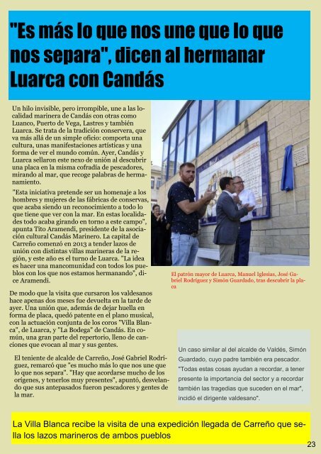 REVISTA NUMERO 39 CANDÁS MARINERO