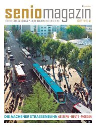 Die AAchener StrASSenbAhngestern - heute ... - Senio Magazin