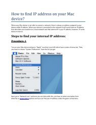 How to find IP address on your Mac device