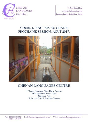 COURS D&#039;ANGLAIS AU GHANA