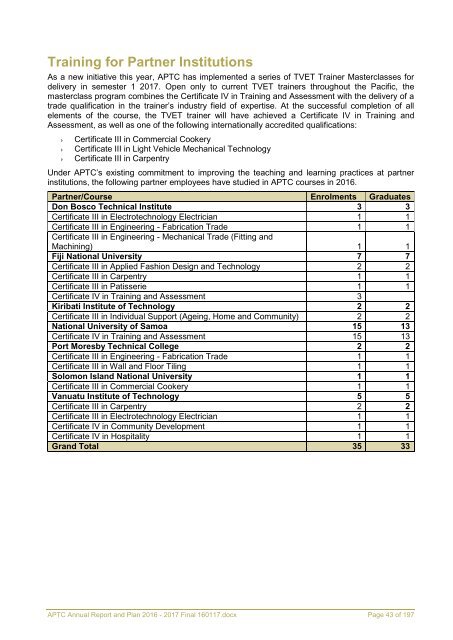 APTC Annual Report and Plan 2016 - 2017 Final 160117