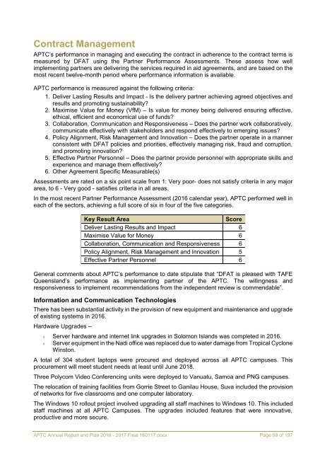 APTC Annual Report and Plan 2016 - 2017 Final 160117