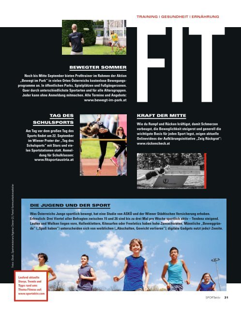 SPORTaktiv August 2017