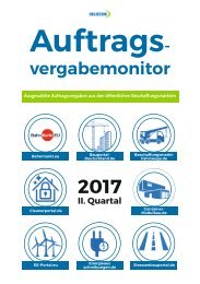 Auftragsvergabemonitor 2. Quartal 2017