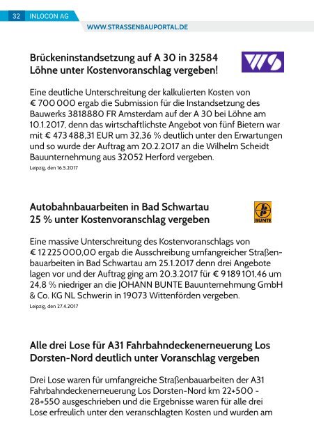 Auftragsvergabemonitor 2. Quartal 2017