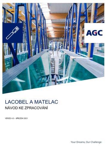 Návod ke zpracování Lacobel Matelac (CZ)