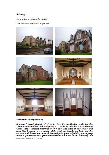 Louth, St Mary(NXPowerLite).pdf - Catholic Diocese of Nottingham