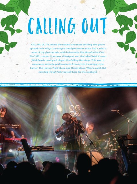 Kendal Calling 2017 Programme