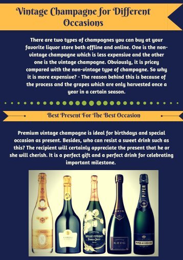 Vintage Champagne for Different Occasions (2)