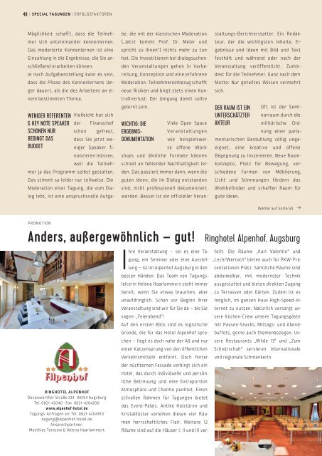 SchlossMagazin Fünfseenland August 2017