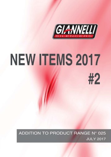 Giannelli - New Items - July 2017