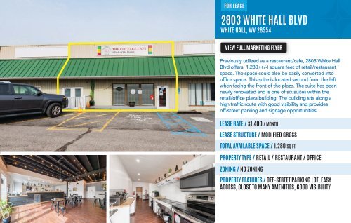 BDR Commercial Real Estate - Retail / Restaurant Offerings