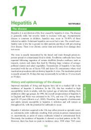 Green Book. Chapter 17. Hepatitis A - Department of Health