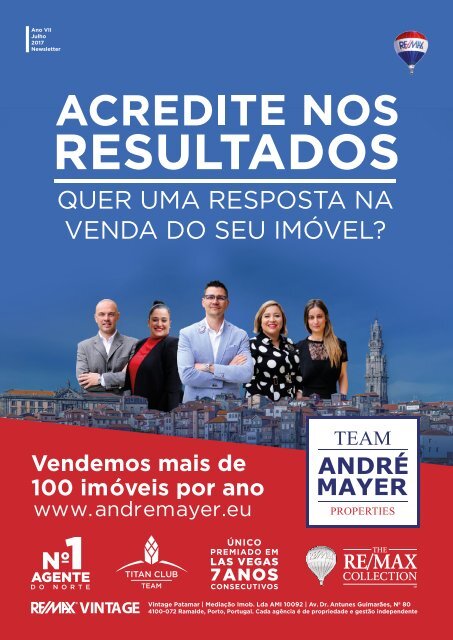 Newsletter TEAM André Mayer -Julho- 2017