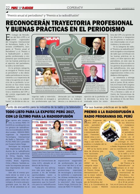 REVISTA PERU TV RADIOS JUL-AGO 2017