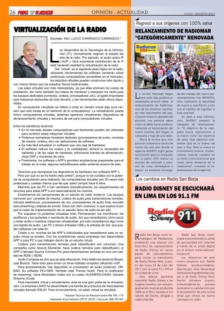 REVISTA PERU TV RADIOS JUL-AGO 2017