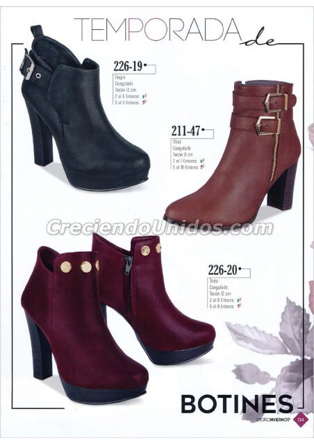 #598 Cklass Botas para Dama Otono Invierno 2017  