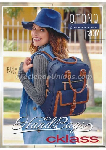 #599 Cklass Hand Bags para Dama Otono Invierno 2017  