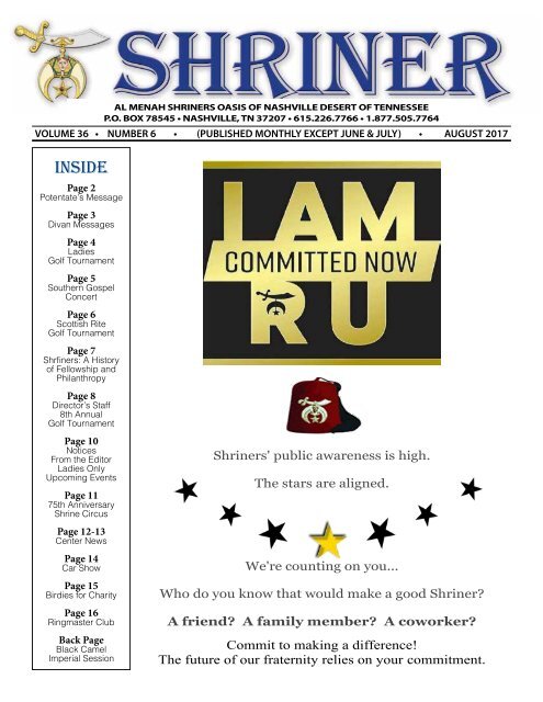 SHRINER AUGUST 2017
