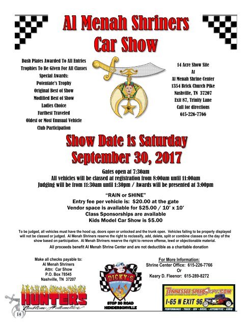 SHRINER AUGUST 2017